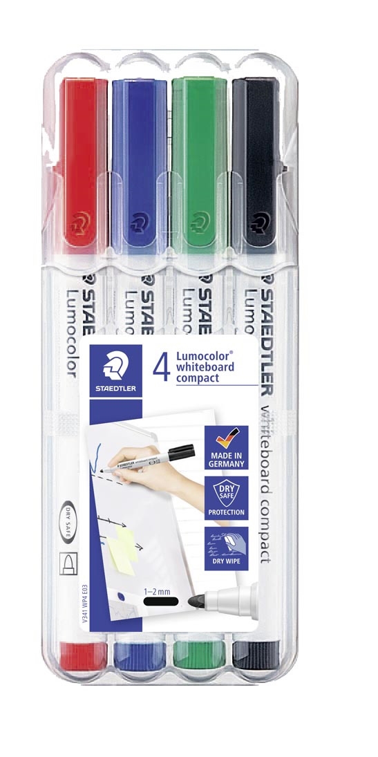 Staedtler WB Marker Lumocolor Compact set (4)