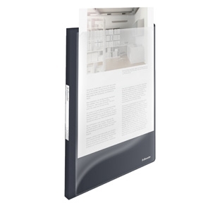 Esselte Display Book panorama PP 20 pockets black