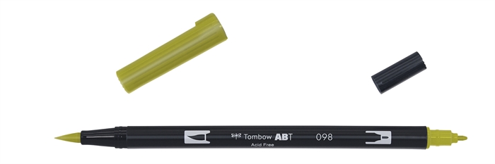 Tombow Marker ABT Dual Brush 098 avocado