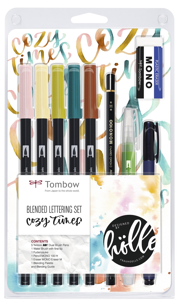 Tombow Blended lettering set Cozy Times