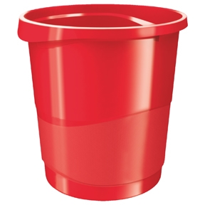 Esselte Waste Basket Europost Vivida 14L red