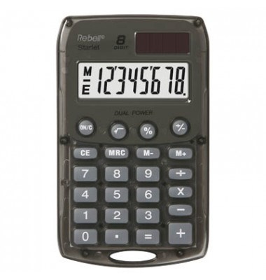 Rebel Starlet calculator gray