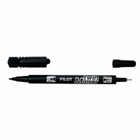 Pilot Marker Twin Marker BG black