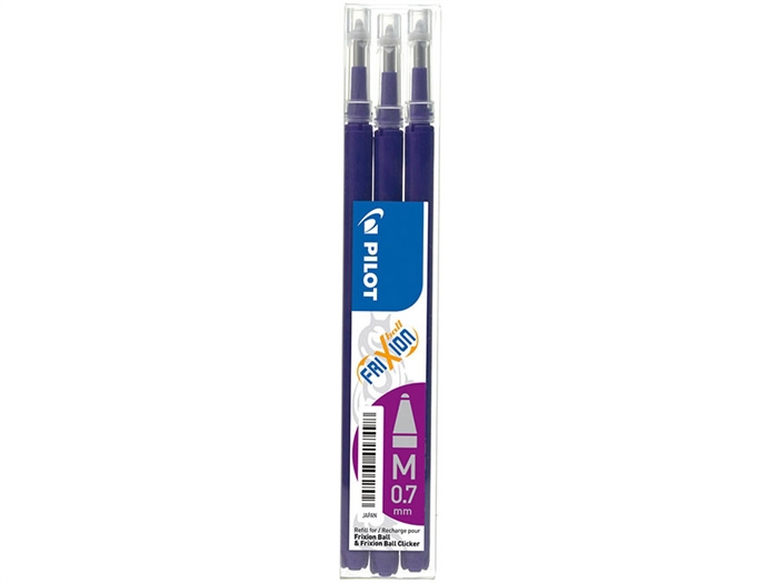 Pilot Frixion Clicker 0.7 refill, purple (3)