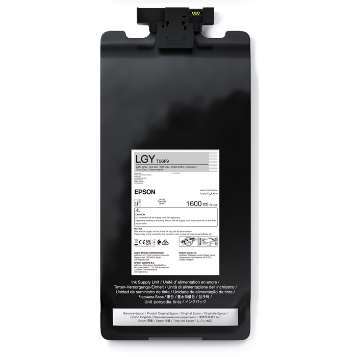 Epson Light Gray T56F9 - 1600 ml ink bag