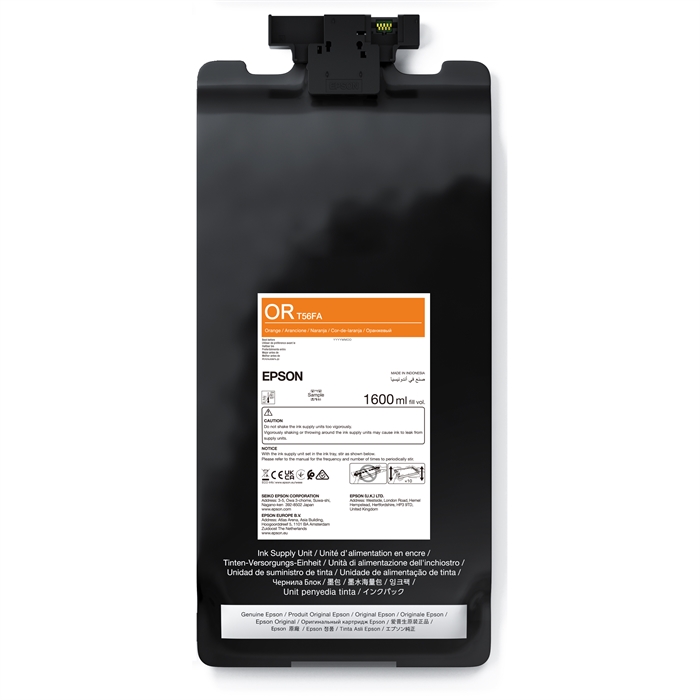 Epson Orange T56FA - 1600 ml ink bag