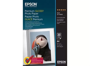 Epson Premium Glossy Photo Paper 255 g/m² - A4 - 20 sheets