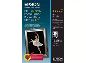 Epson Ultra Glossy Photo Paper 300 g/m² - 10x15cm - 20 sheets