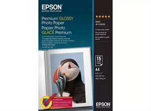 Epson Premium Glossy Photo Paper 255 g/m² - A4 - 15 sheets