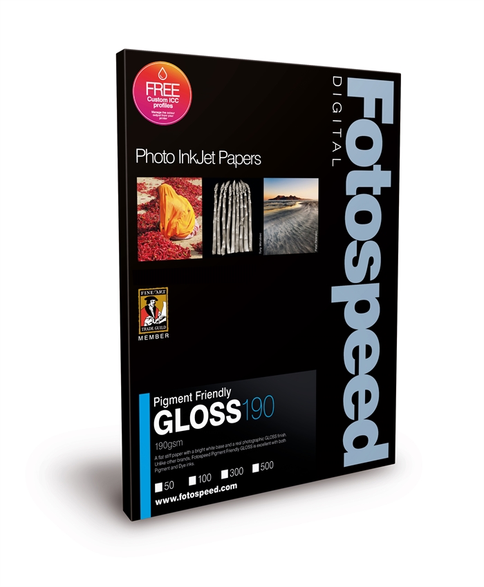 Fotospeed PF Gloss 190 g/m² - A3, 50 sheets