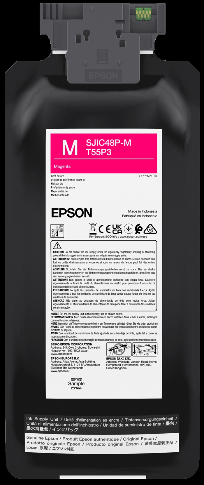 Epson Magenta ink cartridge for Epson ColorWorks C8000