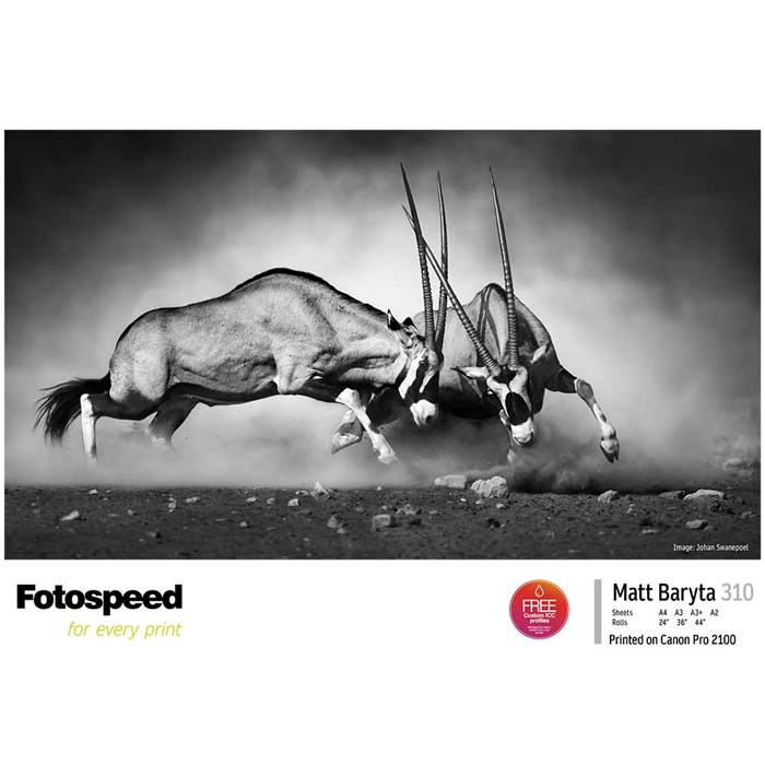 Fotospeed Matt Baryta 310 g/m² - 44" x 15 meters